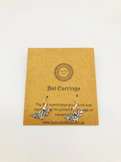 Wicca Bat Earrings