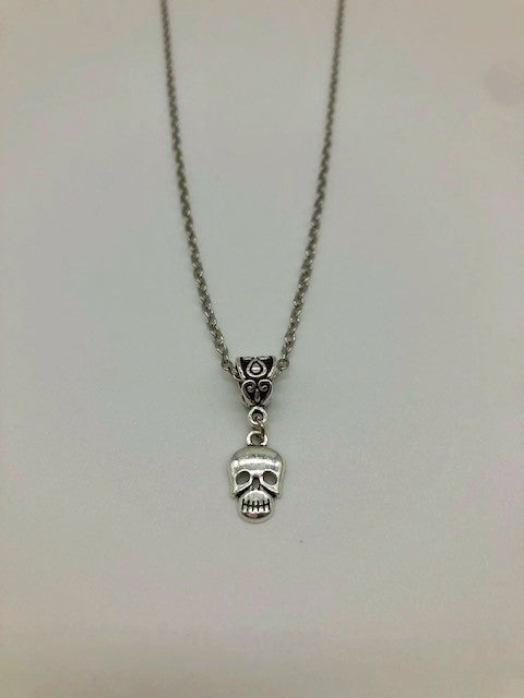 Wicca Skull Pendant