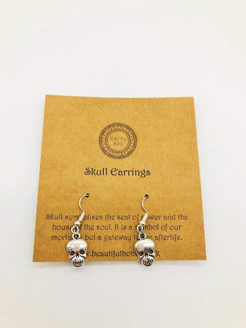 Wicca Skull Earrings